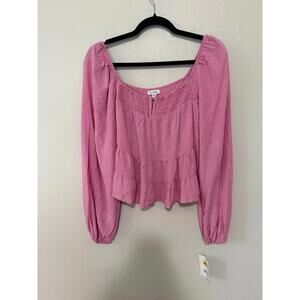 Pink blouse from Kohls size medium NWT 
$24 retail